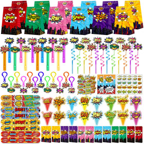 Fumogym hero party bundle with colorful decor and rewards for kids.