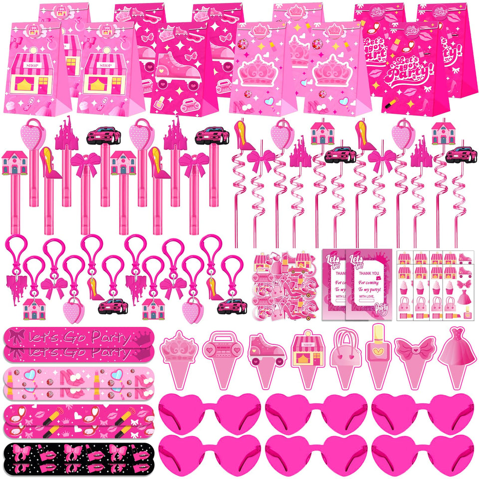 Fumogym pink princess glasses for festive photos and kid-friendly party favors.