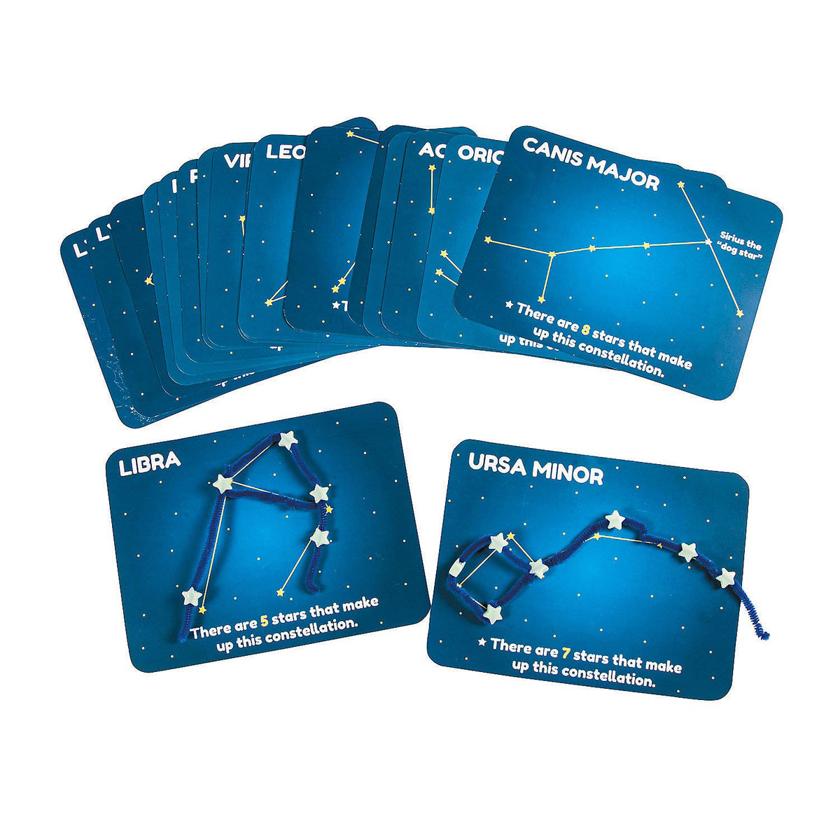 Fun Express Constellations Craft Kit glow-in-the-dark stars for hands-on astronomy learning