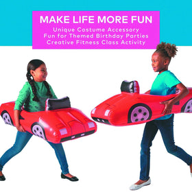 Fun Express inflatable car bopper adds playful height for photo moments