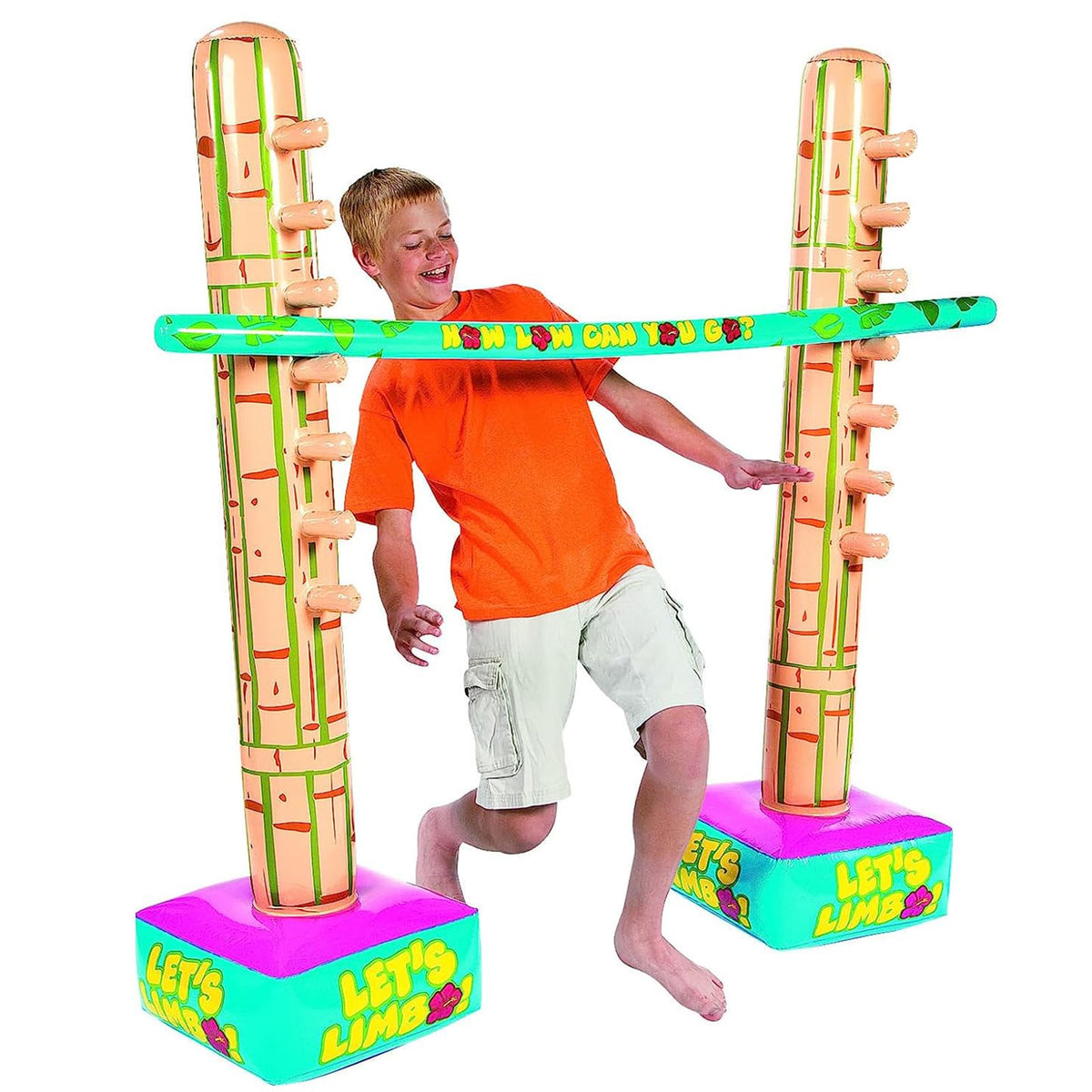 Fun Express limbo 5ft tall pole ready for outdoor play.