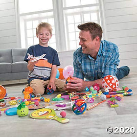 Fun Express Mega Bendable Flamingo figure, colorful tactile toy for playtime and prizes.