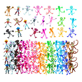 Fun Express Mega Bendable Monkey figure for classroom prizes and party favors.