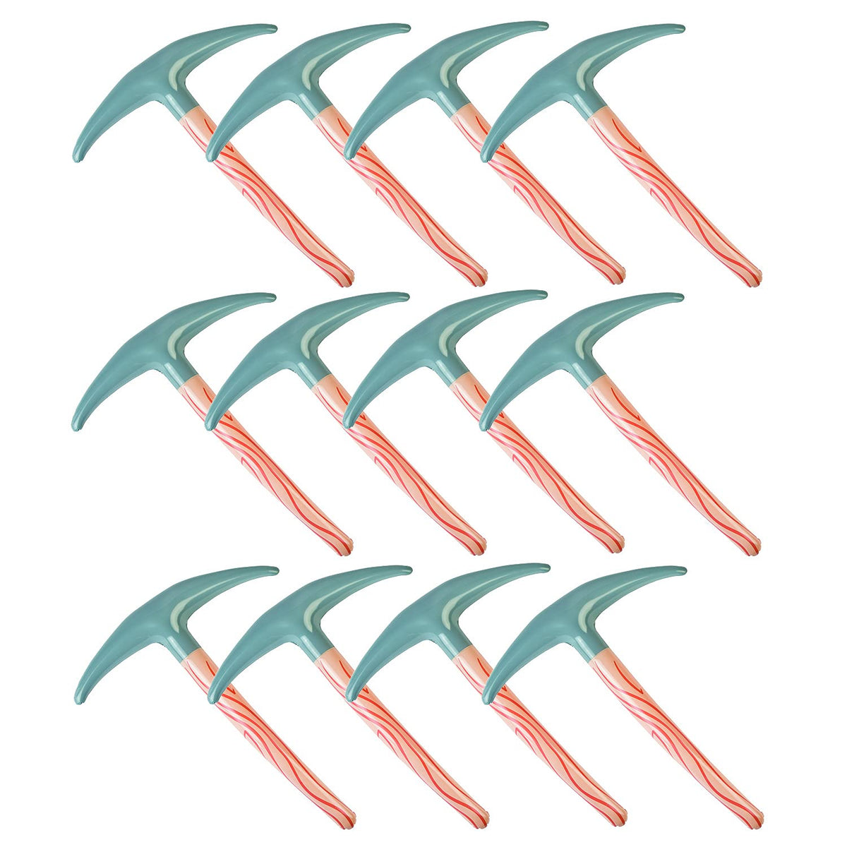 Fun Express Minecraft inflatable pickaxe for safe, kid-friendly party play and decor