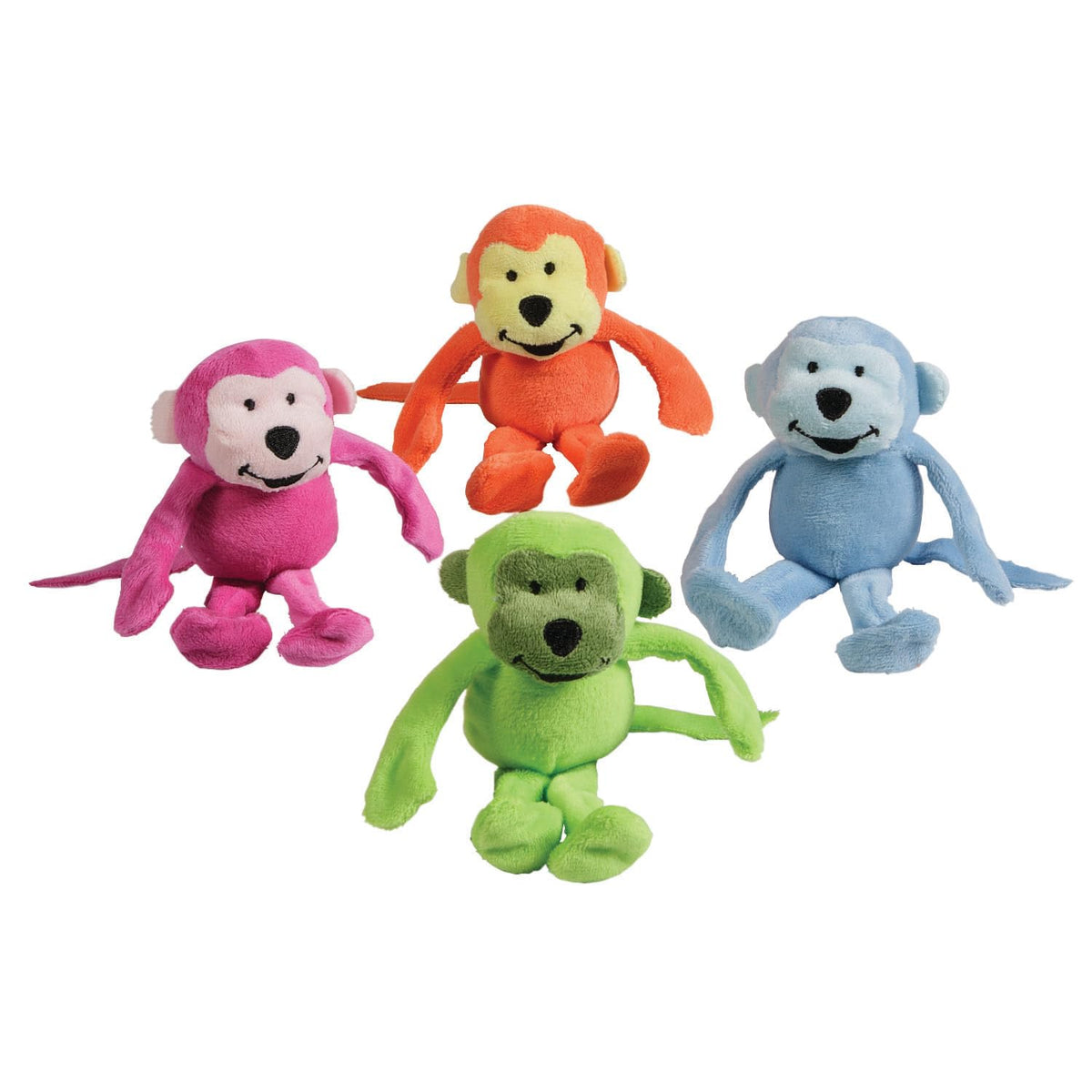Fun Express neon monkeys side view, great for festive activities.