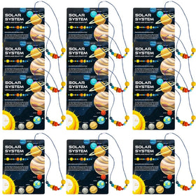 Fun Express Solar System Necklace Kit items with beads and cord for hands-on learning