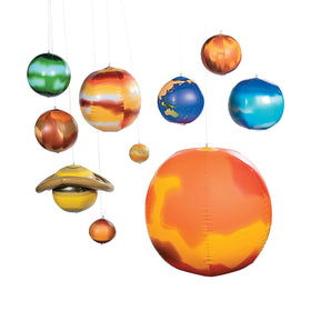 Fun Express Sun inflatable solar system orb, ideal classroom ceiling decor