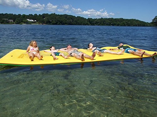 Fun Float Durable high-density foam supports multiple users with stable flotation.
