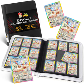FunGuys trading card binder front cover with premium look and durable protection.