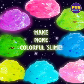 FUN KIDZ DIY slime craft with beads and glitter boosts imagination.