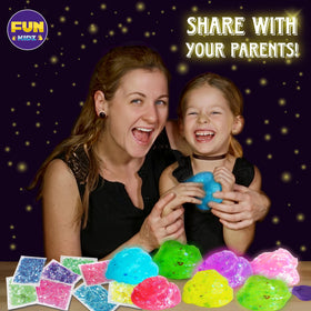 FUN KIDZ 1040 ml slime kit provides a large-volume group activity.