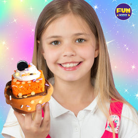 FunKidz packaging display shows gift-ready slime sets.