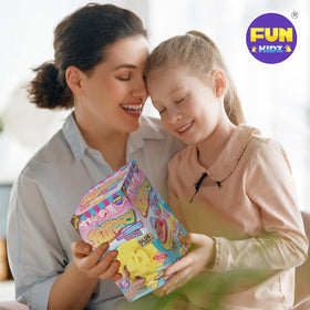 FunKidz slime mixing bowl and spoon simplify hands-on crafting.
