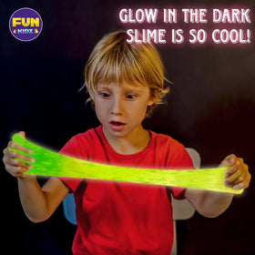 FUN KIDZ Soft stretchy slime texture offers smooth play with no stickiness.
