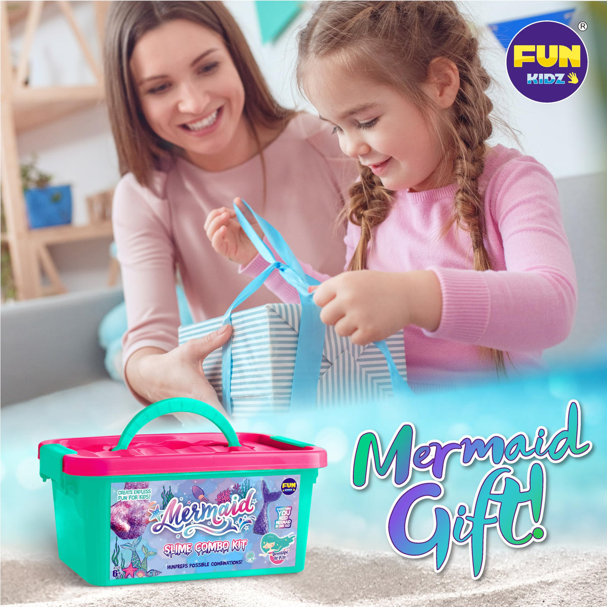 FUN KIDZ Stress-relief slime offers a soothing sensory experience