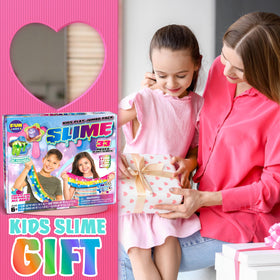 FUN KIDZ assorted add-ins display for slime creation.