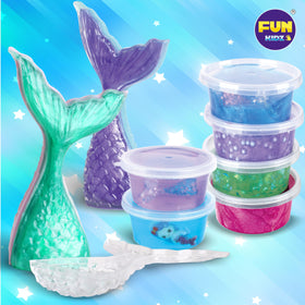 FUN KIDZ Vanilla scented slime jar highlights soothing ocean-inspired scent