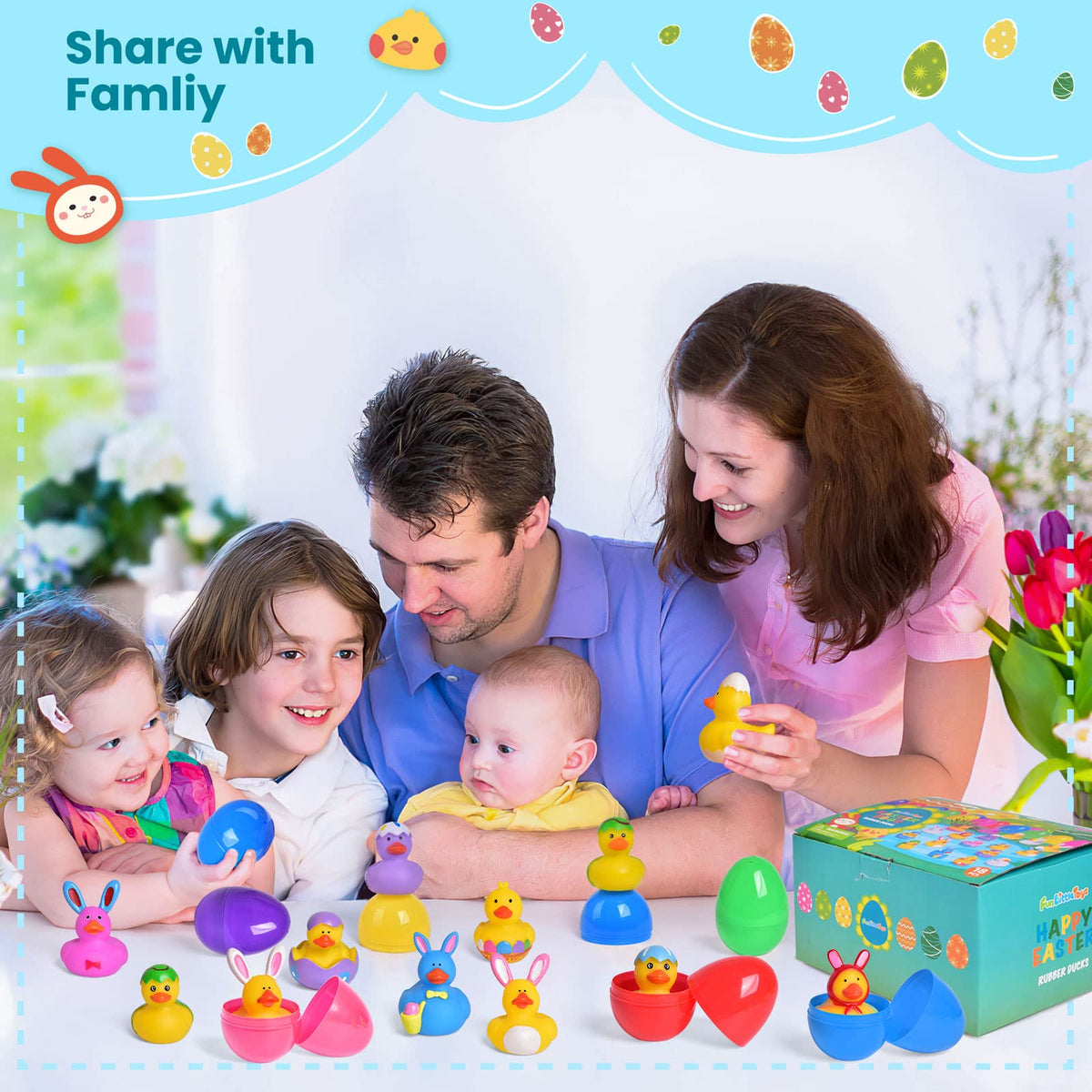 Fun Little Toys bath time ducks offer safe, durable playtime