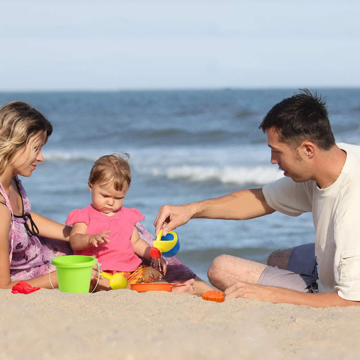 FUN LITTLE TOYS Kids enjoying durable beach toys outdoors