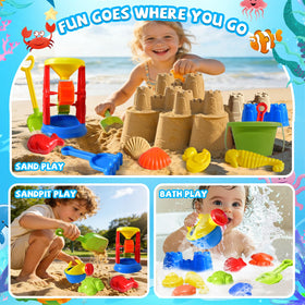FUN LITTLE TOYS Mesh bag keeps toys organized and portable