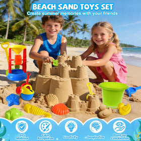 FUN LITTLE TOYS Rainbow molds add colorful sand castle possibilities