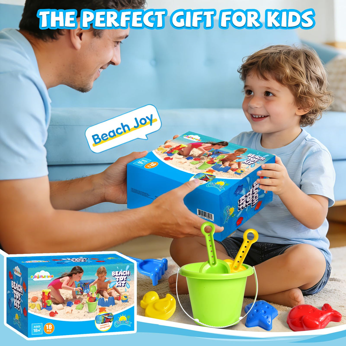 FUN LITTLE TOYS Snow and sand dual-use set for outdoor play