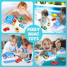 FUN LITTLE TOYS bright colors stimulate visual engagement during bath and water games