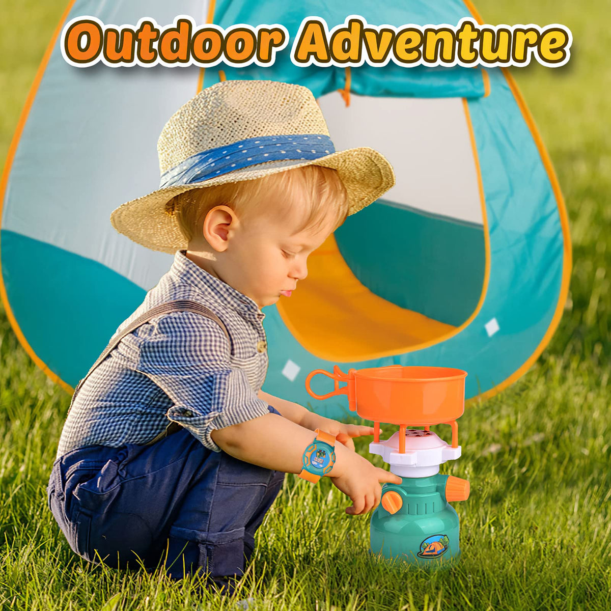 FUN LITTLE TOYS collapsible play tent for quick indoor or outdoor setups