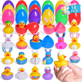 Fun Little Toys Easter eggs with ducks for imaginative bath play