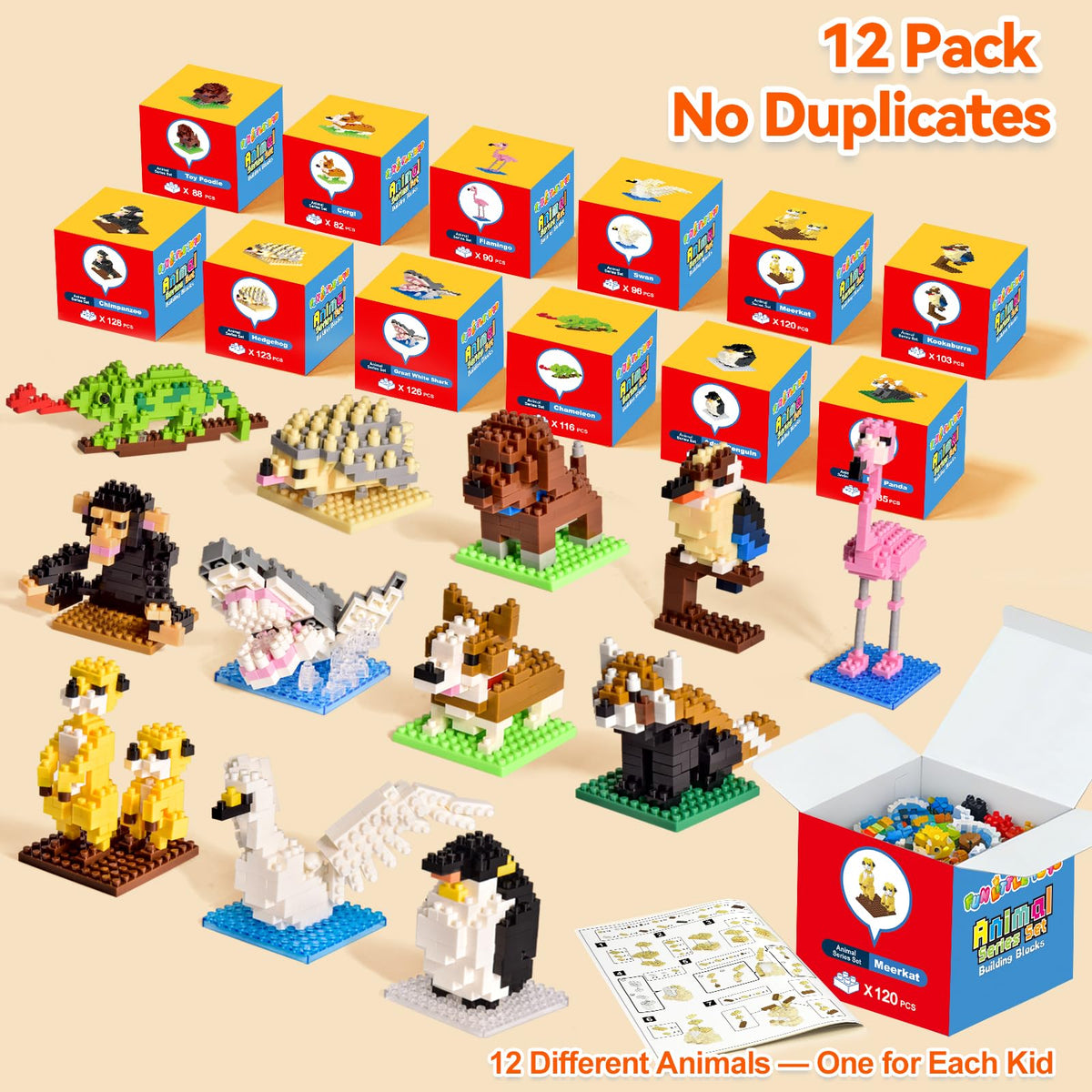FUN LITTLE TOYS easy-build kits with clear steps for screen-free play