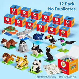 Close-up of easy-to-follow instructions for independent building with FUN LITTLE TOYS.