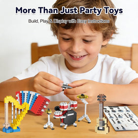 Fun Little Toys educational-builders-04: Micro building challenges build focus and fine motor skills.