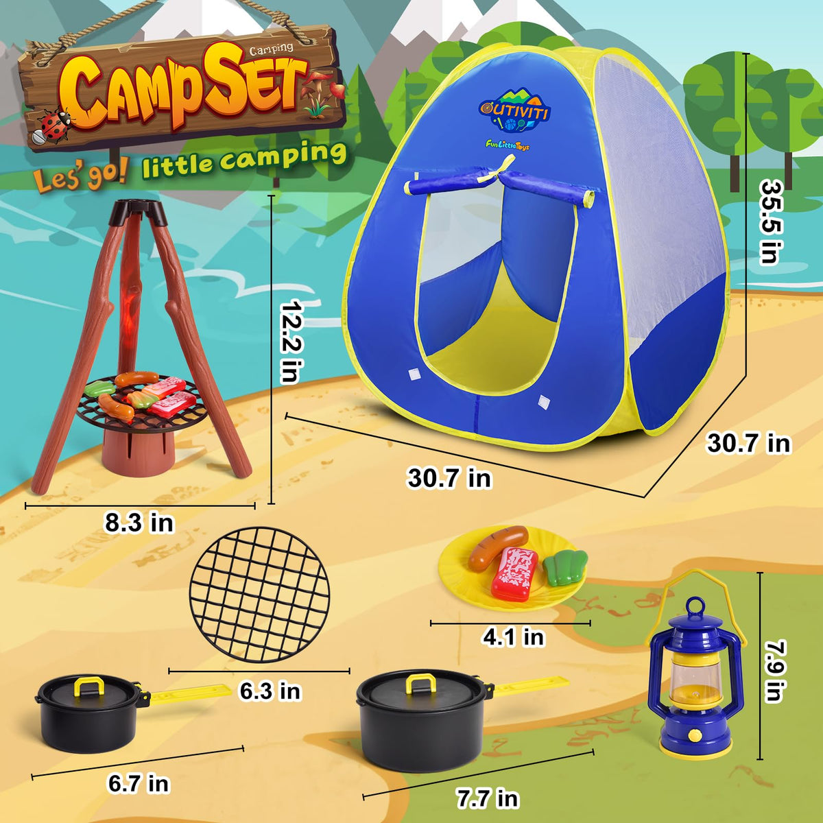 Fun Little Toys grilling accessories boost campfire storytelling.