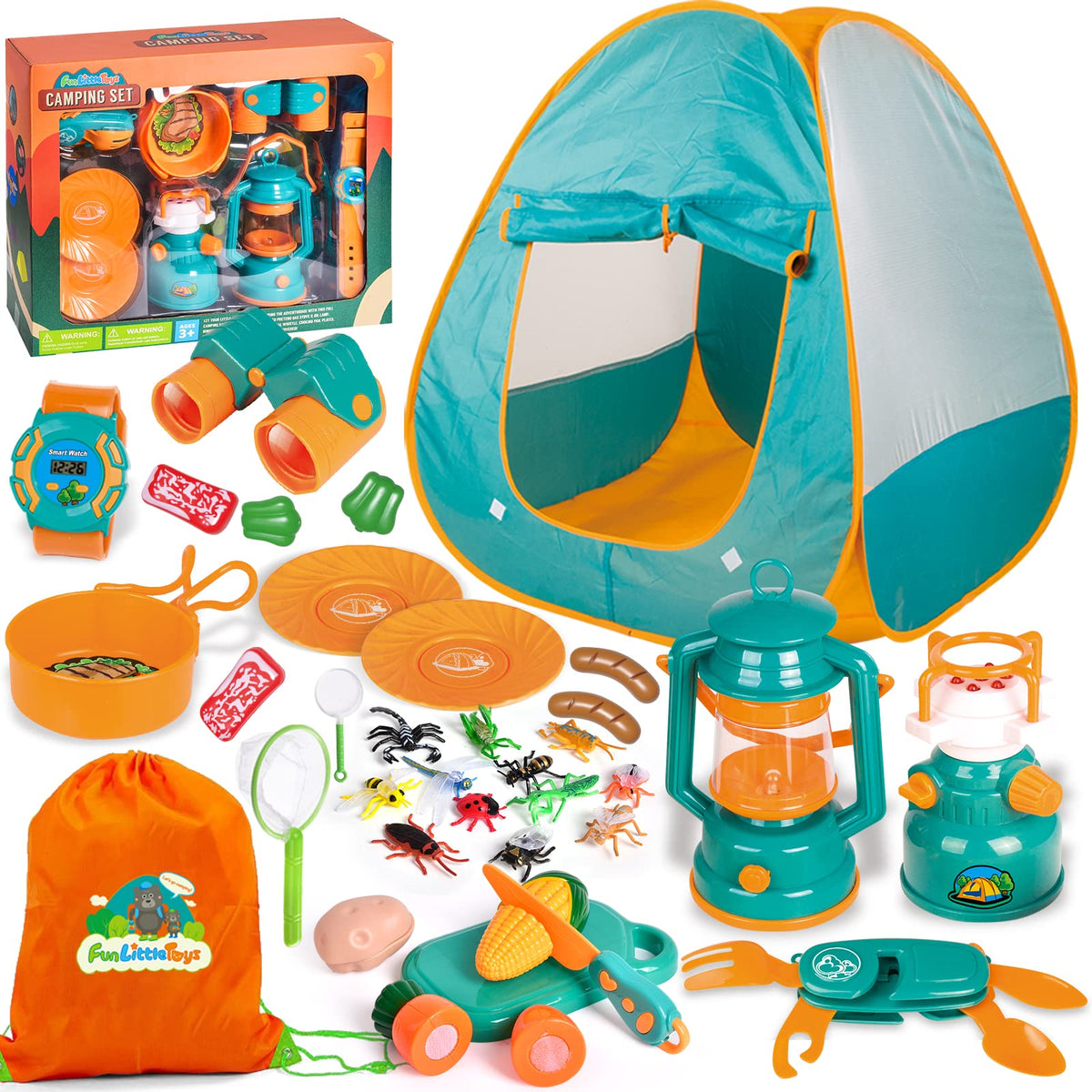 FUN LITTLE TOYS drawstring bag for organizing camping gear