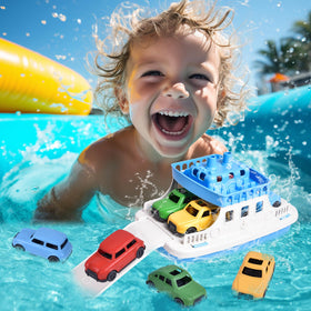FUN LITTLE TOYS mini car toys set for creative water play