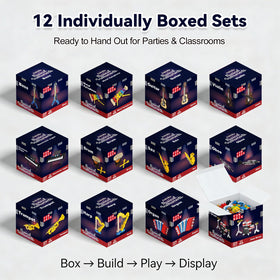 Fun Little Toys mini-instrument-building-set-02: Colorful, safe blocks spark hands-on music crafting at events.