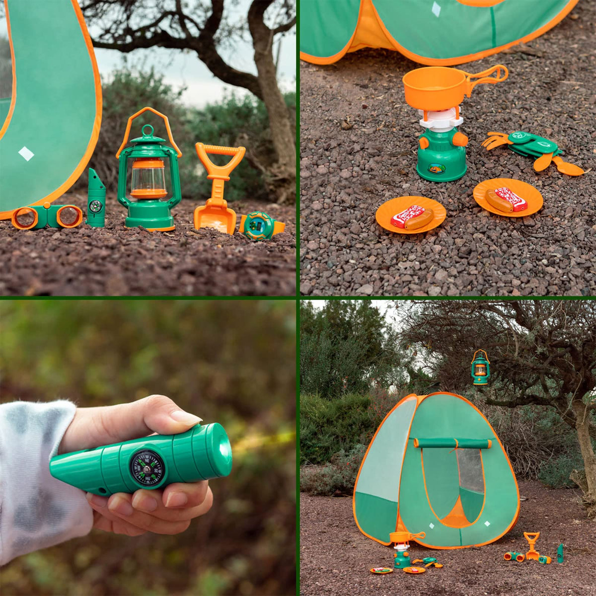 FUN LITTLE TOYS mini play space doubles as a cozy reading nook