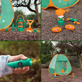 FUN LITTLE TOYS mini play space doubles as a cozy reading nook