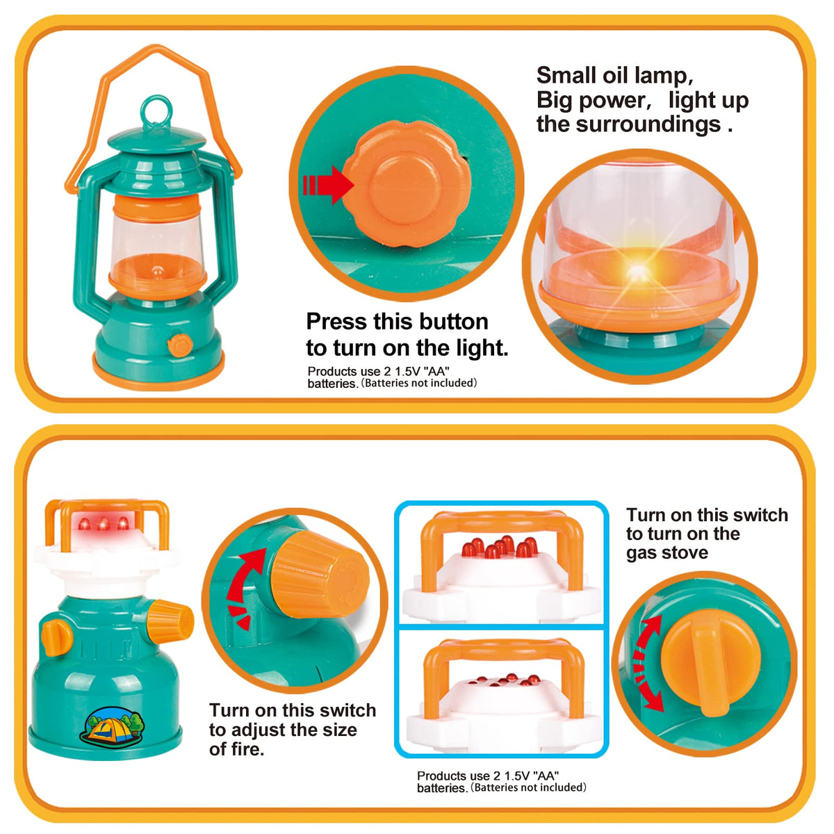 FUN LITTLE TOYS pretend gas stove adds realistic cooking fun