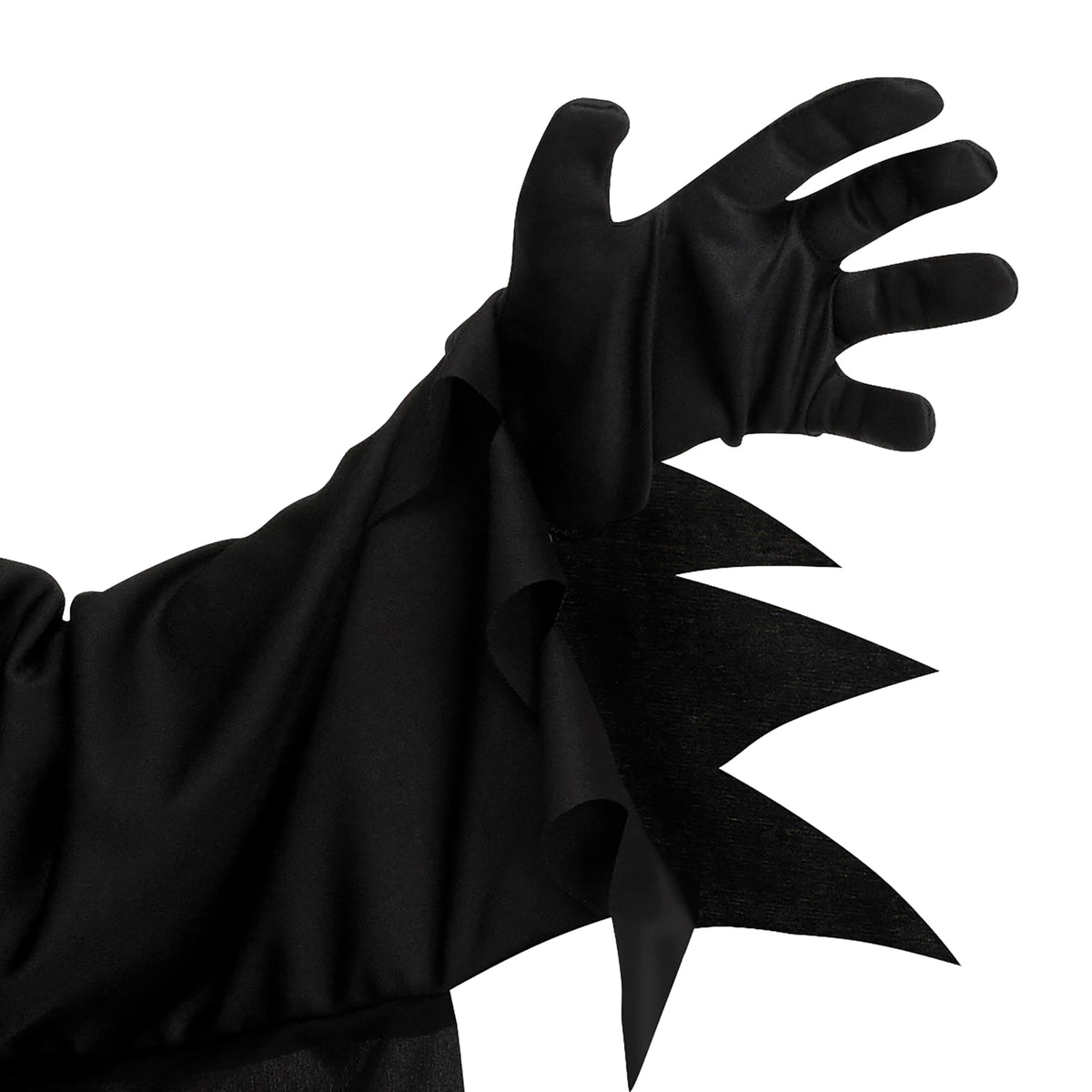 Full look of Fun World Ghost Face aged teen costume for dramatic effect.