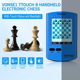 FunAiChess portable ergonomic design fits comfortably in your hand