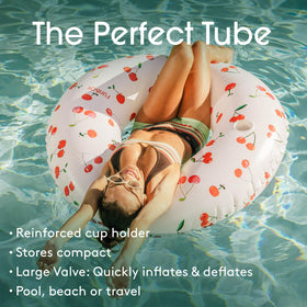 FUNBOY Pool float keeps your beverage within reach while you relax