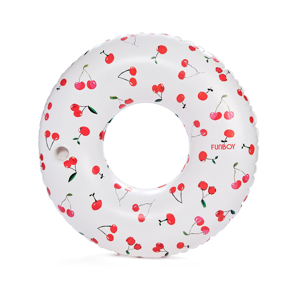 FUNBOY Giant Cherry pool float with cup holder for easy sipping