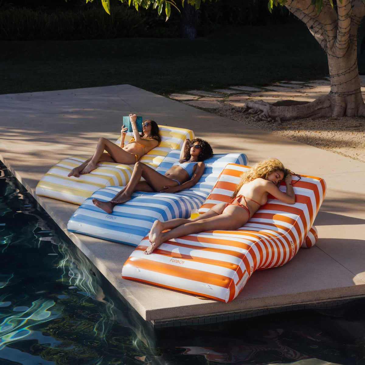 FUNBOY luxury float is tested for safety and quality with USA support.