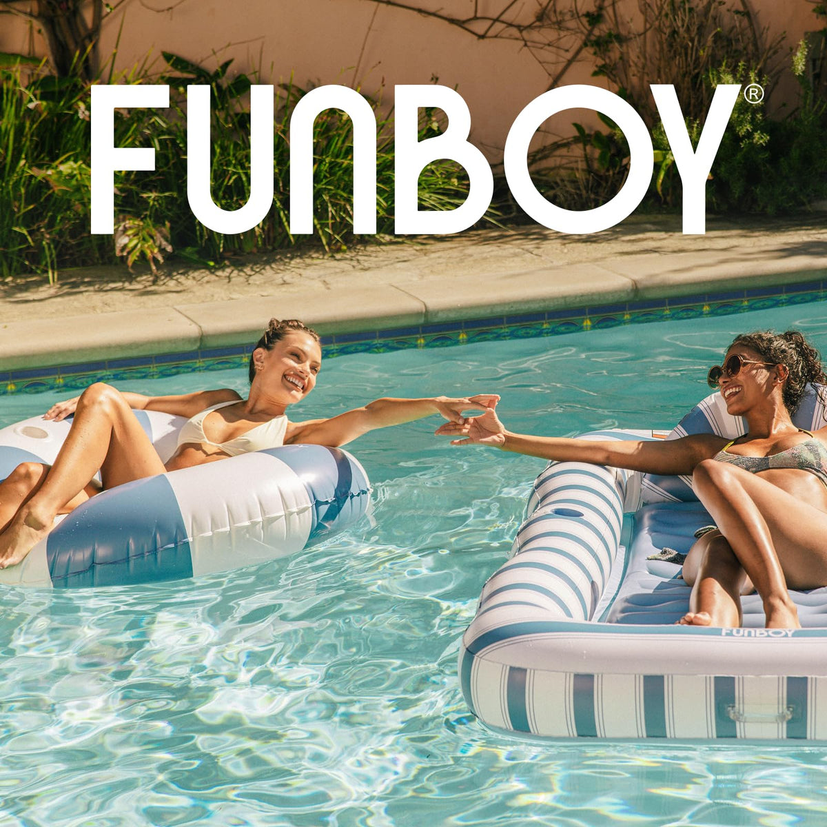 FunBoy lightweight travel pool float packs easily for trips