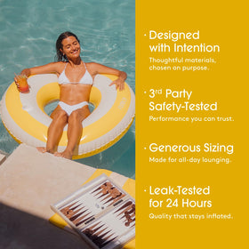 FUNBOY original design from Venice Beach adds premium pool style.
