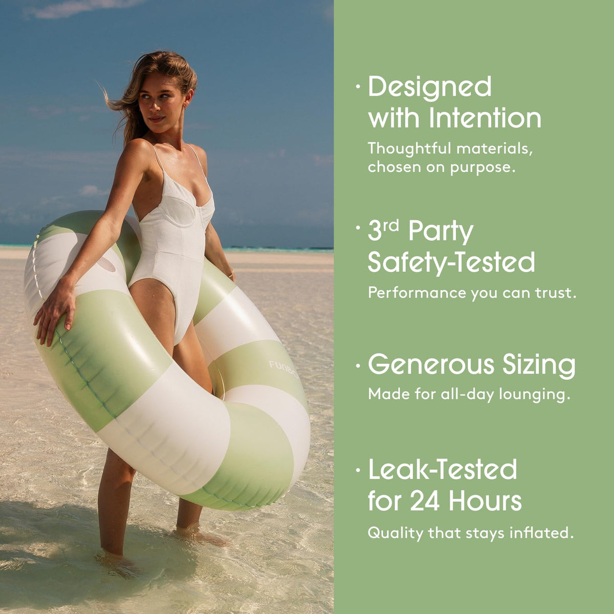 FUNBOY premium material float designed for long-lasting pool fun