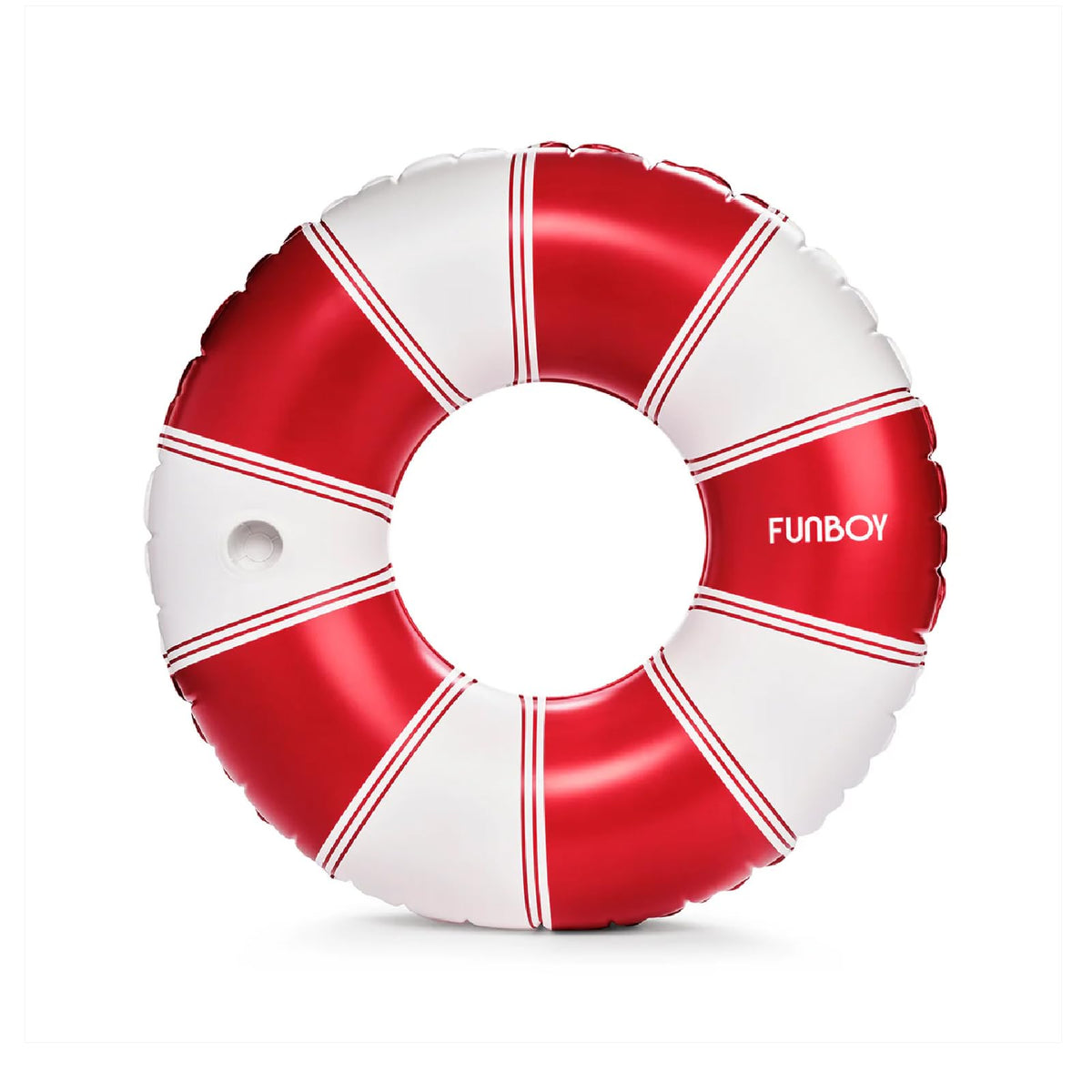 FUNBOY Vintage Stripe 48-inch tube float for sun soaked pool days
