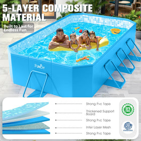 FunBy pool quickly assembles in three steps for spontaneous fun