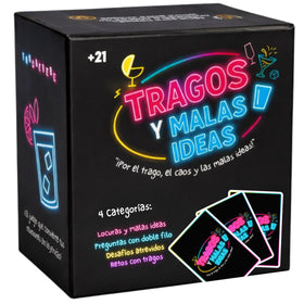 Funchevere Drinks and Bad Ideas box front, a great icebreaker for parties.